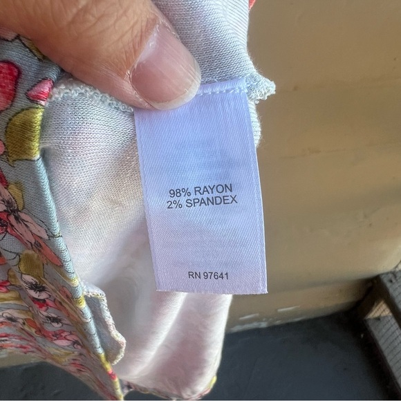 J. Jill Spring Floral Garden Layered Dress - Size M Modest Casual - Picture 6 of 8